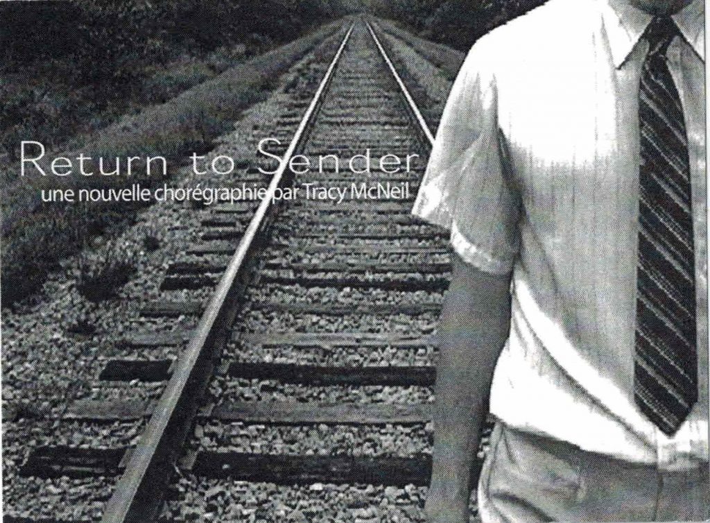 Return to sender de Tracy Mcneil (Ballet Divertimento) (2004)