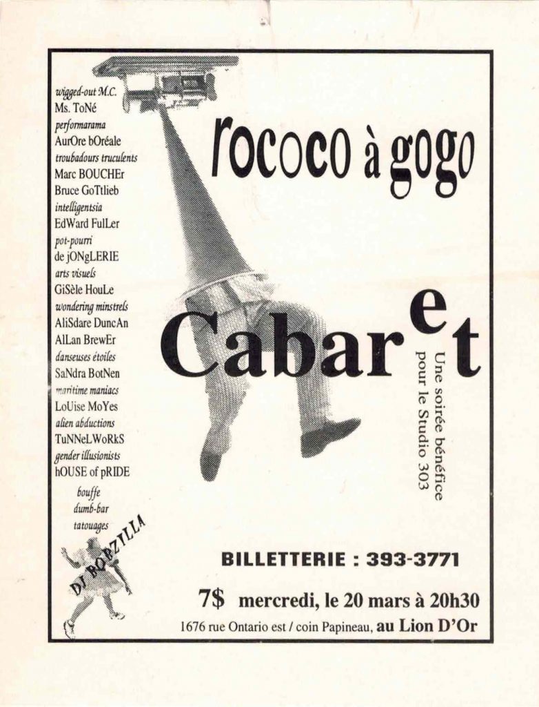 Rococo à gogo (soirée bénéfice) (1996)
20 mars 1996