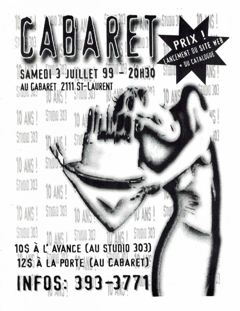 CABARET - 10e anniversaire du studio 303 (1999)
