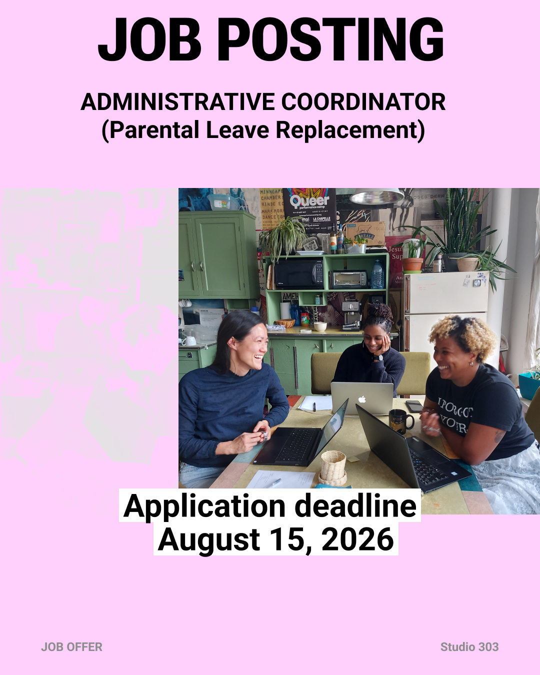 Job Opportunity – Administrative Coordinator